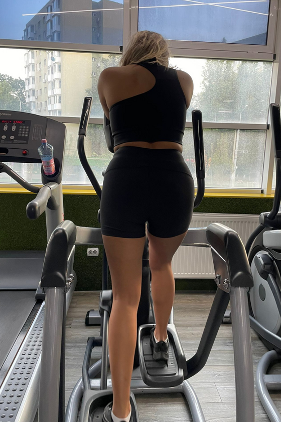 Set Black Fitness Sexy