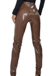 PANTALONI LATEX BROWN