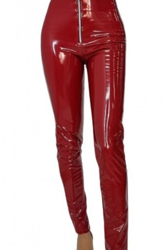 PANTALONI LATEX RED