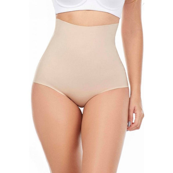 Lenjerie Intima Modelatoare, Talie Inalta , Cream