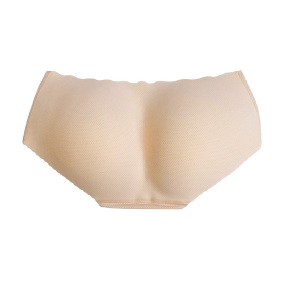 Lenjerie Intima Cu Push-Up, Talie Joasa, Beige