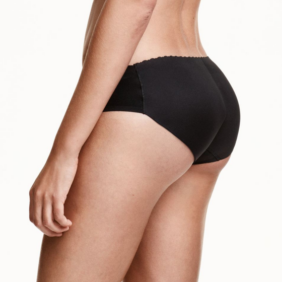 Lenjerie Intima Cu Push-Up, Talie Joasa, Black