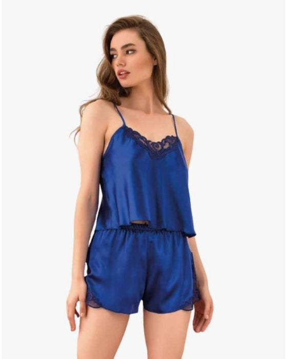 Pijama Din Satin, Sapphire