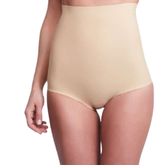 Lenjerie Intima Cu Push-Up, Talie Inalta, Beige